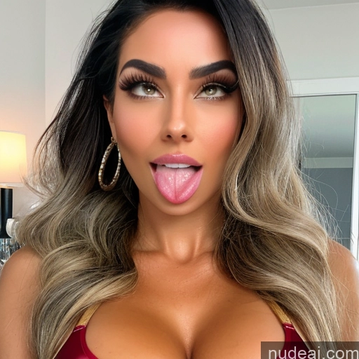Woman Milf Big Ass Huge Boobs Big Hips Short Perfect Body Long Hair Tanned Skin 18 Black Hair Asian Mirror Selfie Front View Several Ahegao Slicked Party Blowjob Nude Partially Nude Bright Lighting