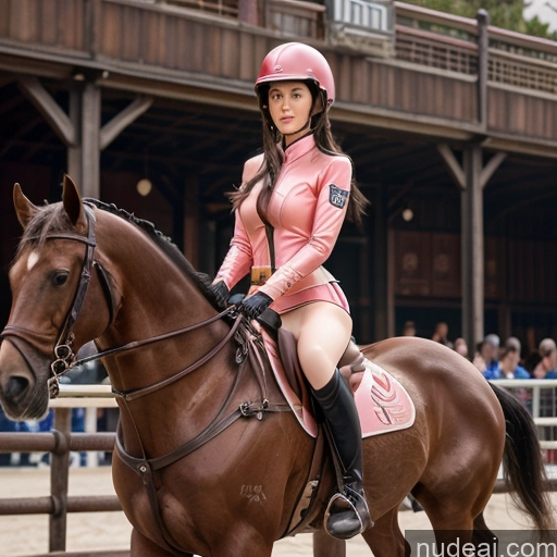 related ai porn images free for 1girl MuQingQing Wooden Horse Equitation Jumping