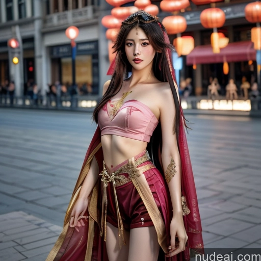 1girl Hu Tao: Genshin Impact Cosplayers China Goddess Fashion