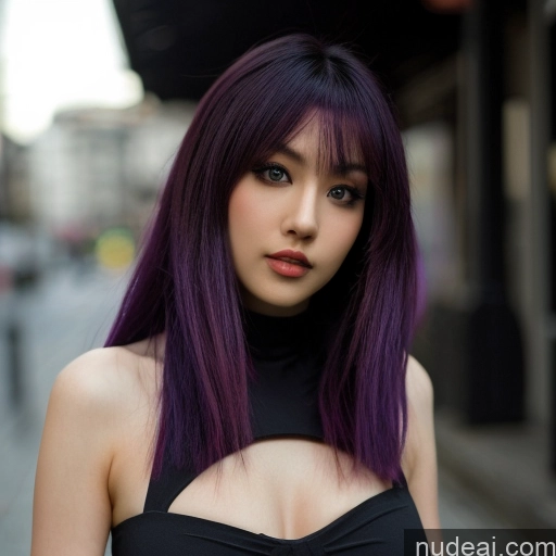 ai nude image of pics of 1girl Hu Tao: Genshin Impact Cosplayers Purple Hair