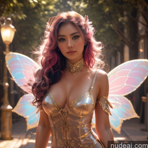 ai nude image of pics of 1girl Fairy Bright Lighting Nude
