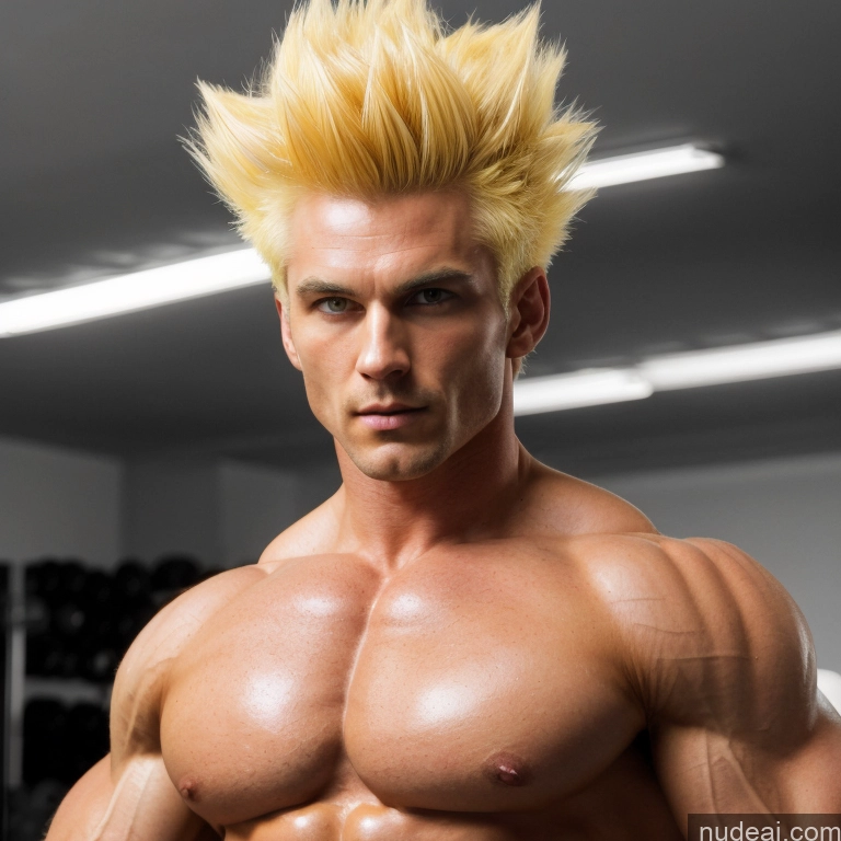 related ai porn images free for Super Saiyan Super Saiyan 4 Woman Bodybuilder Busty Front View Abs Muscular
