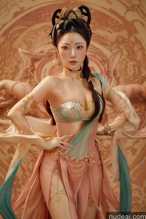 1 ילדה פרטי עור (ביטא) Dunhuang (敦煌) V2 עָרוֹם