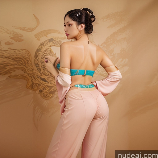 Nude Dunhuang (敦煌) V2 Dress Pants Back View