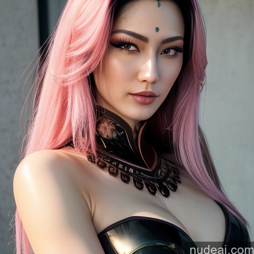 related ai porn images free for MuQingQing Perfect Boobs Close-up View Mech Suit Bowel Hunter/Elsa Granhiert Clothing Pink Hair