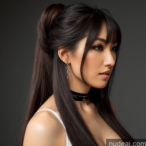 related ai porn images free for Asian Woman Perfect Boobs Beautiful Small Ass Short Long Hair 20s Bangs Soft Anime Bedroom Front View Side View Back View Blouse Choker Chemise Corset Crop Top Dress Micro Skirt Detailed Jewelry Orgasm