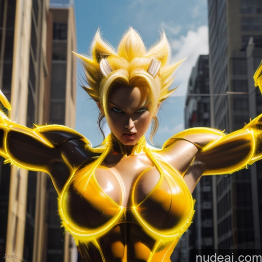 related ai porn images free for Super Saiyan Super Saiyan 4 Neon Lights Clothes: Red Neon Lights Clothes: Yellow Woman Bodybuilder Busty Front View SuperMecha: A-Mecha Musume A素体机娘