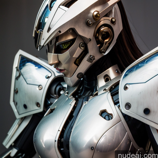 Nude SuperMecha: A-Mecha Musume A素体机娘 A1: A-Mecha Musume A素体机娘 Mech Suit Fantasy Armor Steampunk Superhero Sci-fi Armor Haute Couture V4