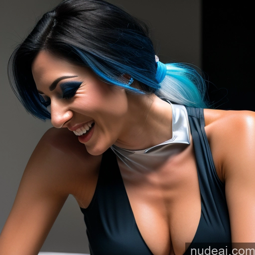 related ai porn images free for Woman Muscular Pubic Hair Human SexToy Pillow Hug Fake Breasts Laughing Blue Hair Black Hair Straight Italian Back View JK Lure Dress V2 Futuristic Pearl Jewelry