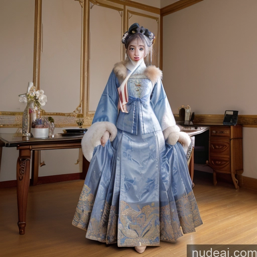 related ai porn images free for Rainbow Haired Girl Deep Blue Eyes Nude Clown Fur Hanfu V1