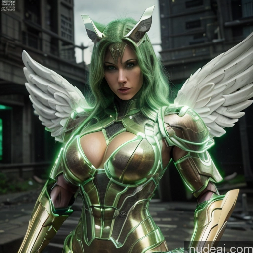 related ai porn images free for Woman Busty Front View Perfect Boobs Ginger Abs Muscular White Hair Green Hair Persian Angel Superhero Neon Lights Clothes: Green SuperMecha: A-Mecha Musume A素体机娘 Has Wings Neon Lights Clothes: Red Battlefield Science Fiction Style