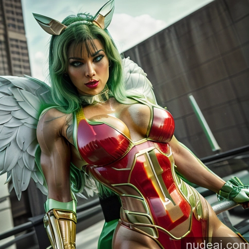 related ai porn images free for Woman Busty Muscular Abs Front View Has Wings Angel Bodybuilder Perfect Boobs SuperMecha: A-Mecha Musume A素体机娘 Superhero Persian Green Hair Ginger Neon Lights Clothes: Red Neon Lights Clothes: Green Lipstick