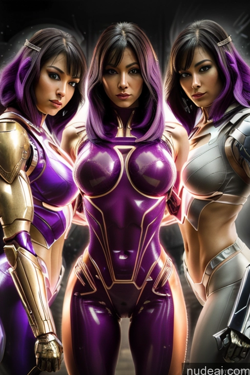 related ai porn images free for Cyborg Woman Bobcut Asian Latina Front View Black Hair Purple Hair Mech Suit Sci-fi Armor Busty Space Suit Abs SuperMecha: A-Mecha Musume A素体机娘 Angel Has Wings Neon Lights Clothes: Purple Muscular Bodybuilder