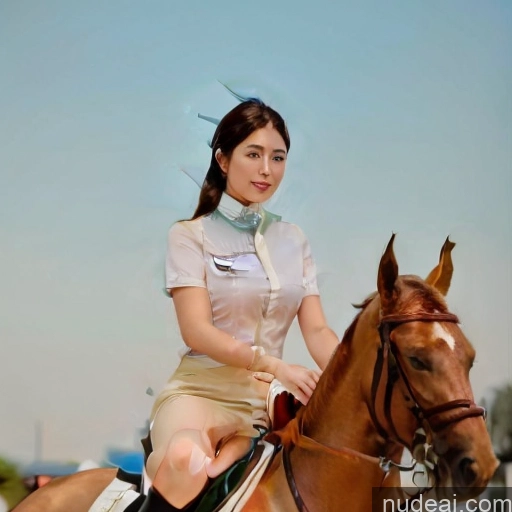 related ai porn images free for Ahri Wooden Horse Equitation Stewardess Uniform