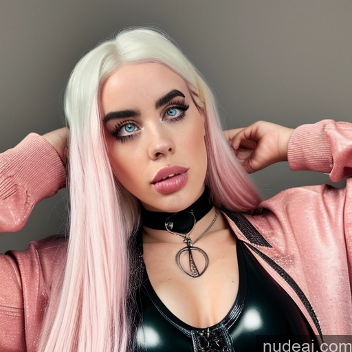 related ai porn images free for Billie Eilish Ahegao Goth