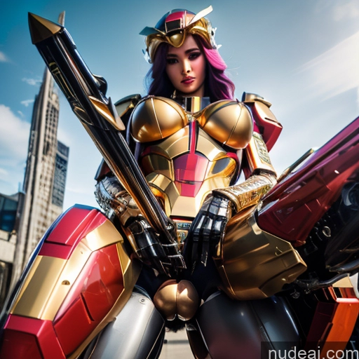 ai nude image of pics of Close Up, Extreme Close Up, Dripping Cum SuperMecha: A-Mecha Musume A素体机娘 Gold Jewelry 18 Nude Rainbow Haired Girl