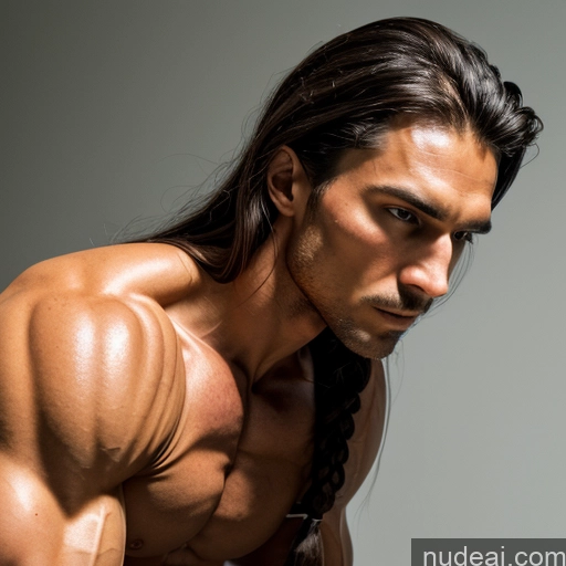 related ai porn images free for Model Bodybuilder One Beautiful Muscular Small Ass Abs Long Hair Perfect Body Tall 20s Sexy Face Angry Middle Eastern White Skin Detail (beta) Gym Hot Tub Close-up View Side View Nude Bright Lighting Detailed