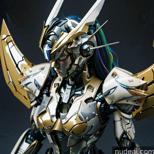 ai nude image of araffes is a female robot with a blue and gold hair pics of Nude Bangs Wavy Hair SSS: A-Mecha Musume A素体机娘 REN: A-Mecha Musume A素体机娘 ARC: A-Mecha Musume A素体机娘 SuperMecha: A-Mecha Musume A素体机娘 Rainbow Haired Girl