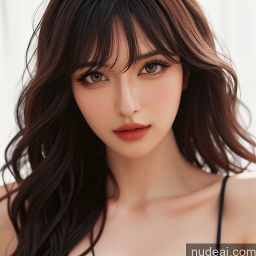 related ai porn images free for Bangs Wavy Hair Nude