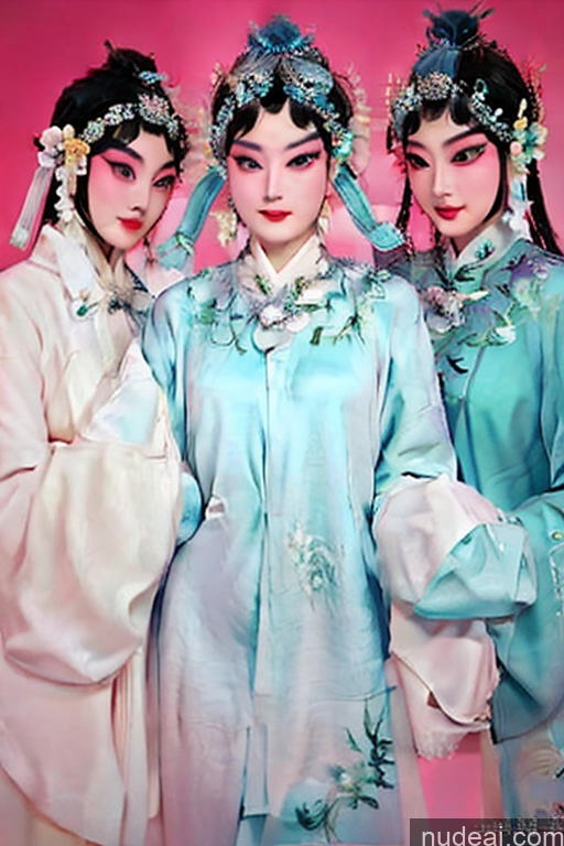 nackt 18 Chinesische Opernkostüme