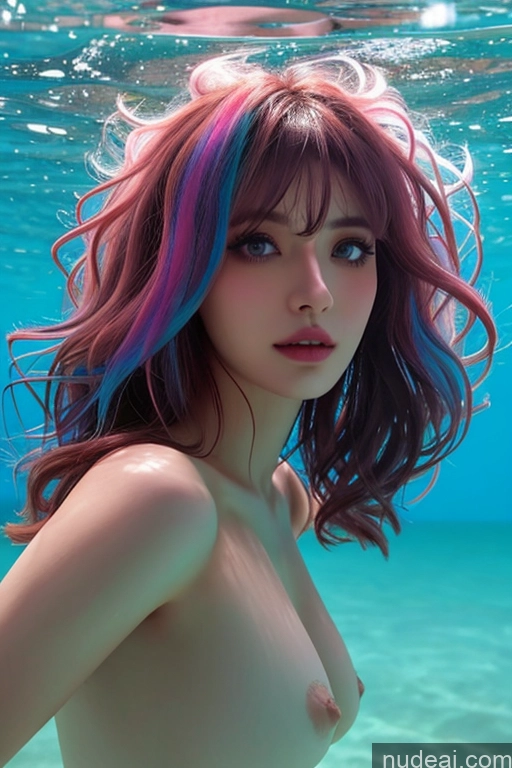 related ai porn images free for Looking At Sky Bangs Wavy Hair Beach Nude Dirndl Rainbow Haired Girl Underwater