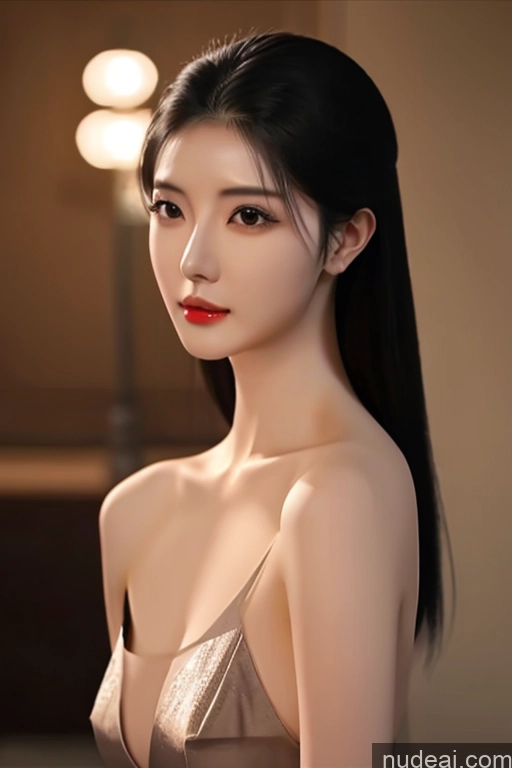 ai nude image of a close up of a woman in a bra top posing for a picture pics of Looking At Sky QianYiXue