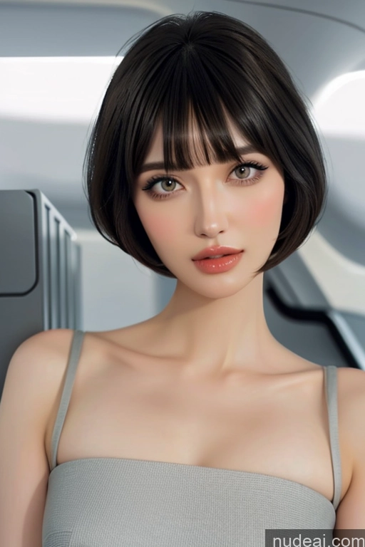 related ai porn images free for Looking At Sky Hime Cut Two Flight Attendant