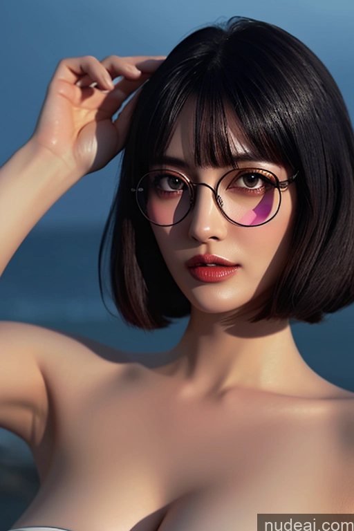 related ai porn images free for Looking At Sky Hime Cut Nude Train Busty Glasses Ruru