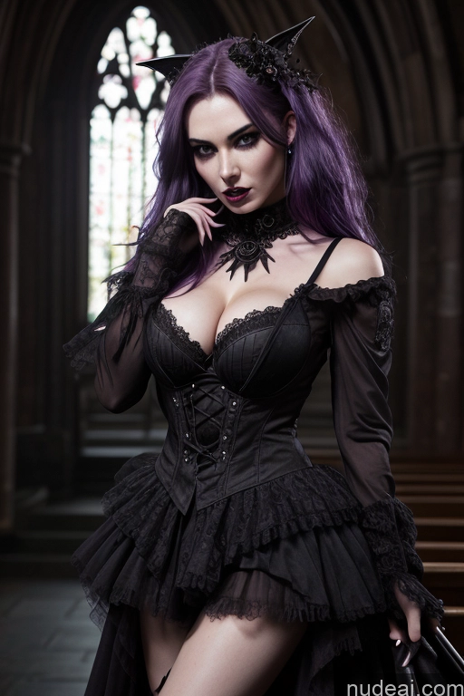 sexy Gesicht Illustration Dark_Fantasy_Style dunkle Fantasie Goth Gals V2 Gothic