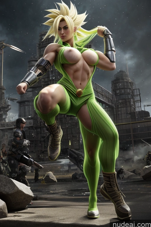 related ai porn images free for Super Saiyan Busty Neon Lights Clothes: Green Front View Green Hair Muscular Several Two Science Fiction Style Neon Lights Clothes: Red Neon Lights Clothes: Orange Battlefield Cyborg Woman Cosplay