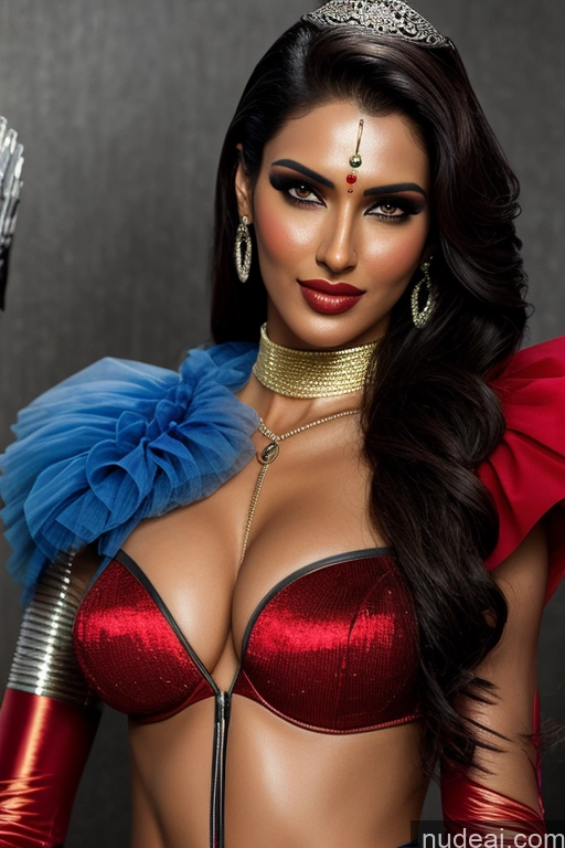 related ai porn images free for Two Cyborg Indian Miss Universe Model Clown
