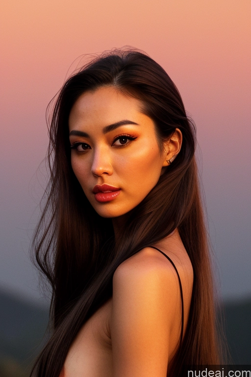 18 traurig kleine Titten Vietnamesisch sexy Gesicht lange Haare Schamhaar schmol