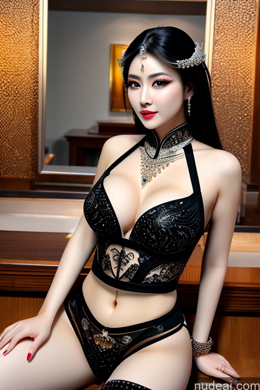 related ai porn images free for MuQingQing Big Hips Diamond Jewelry Transparent Pearl Jewelry Niqab
