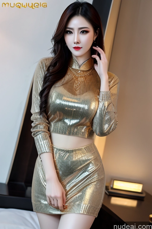MuQingQing Big Hips Diamond Jewelry Transparent Pearl Jewelry Gold Jewelry Skirt Tug Dress Tug Clothes Tug