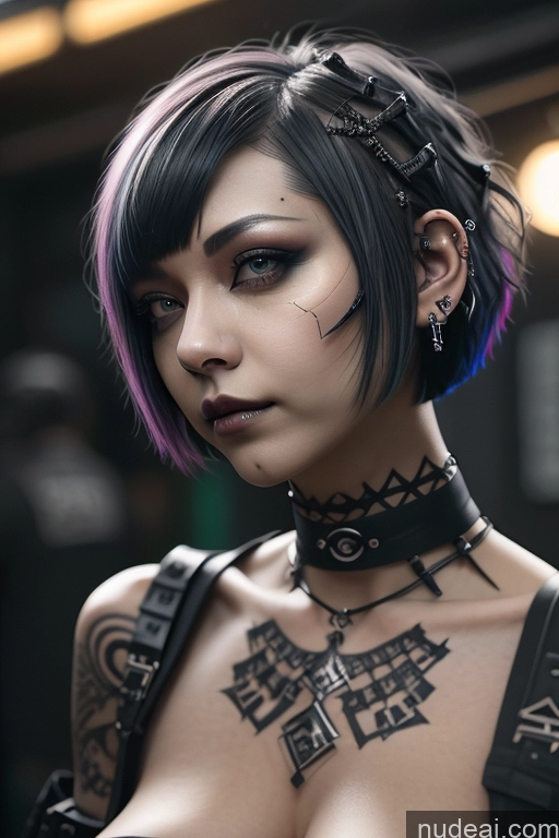 related ai porn images free for Nude Close-up View Rainbow Haired Girl Braided Perfect Boobs Short Hair Gothic Punk Girl Raiden Mei Milf