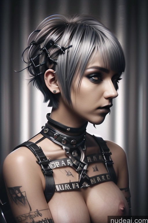 related ai porn images free for Nude Close-up View Rainbow Haired Girl Braided Perfect Boobs Short Hair Gothic Punk Girl Milf PinkBodysuitShrugClothing