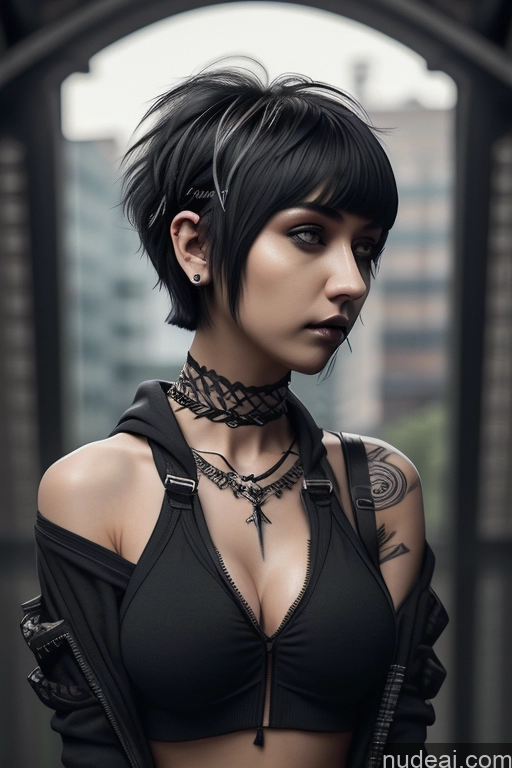 related ai porn images free for Nude Close-up View Rainbow Haired Girl Braided Perfect Boobs Short Hair Gothic Punk Girl Milf Cropped Hoodie Underboob