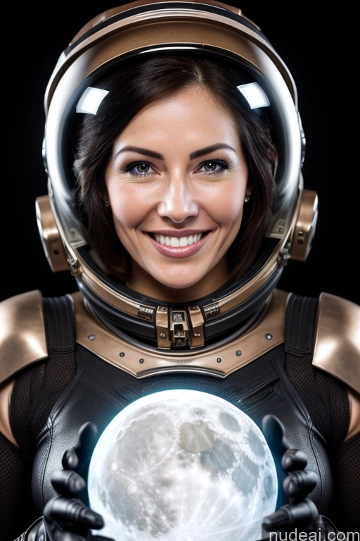 related ai porn images free for Dark Lighting Jewelry Steampunk Spandex Military Cosplay Science Fiction Style Moon Happy Sexy Face Leather Space Suit Alternative