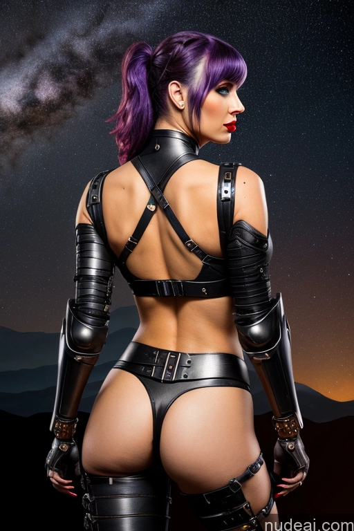 related ai porn images free for Stargazing Sci-fi Armor Cleavage Seductive Skinny Human SexToy Steampunk Military Leather Jewelry Diamond Jewelry Cosplay Back View Cyborg Bdsm Alternative Bangs Purple Hair Busty Perfect Boobs Lipstick
