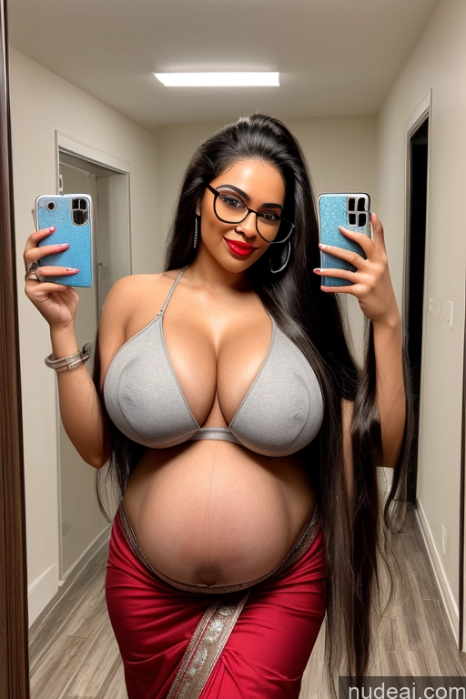 related ai porn images free for Model Several Huge Boobs Glasses Lipstick Big Ass Big Hips Pregnant 18 Black Hair Long Hair Indian Mirror Selfie Pool Sari Diamond Jewelry Detailed