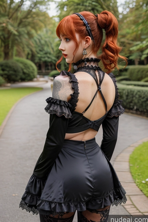 related ai porn images free for Model One Ginger Better Leggins - Goth Back View