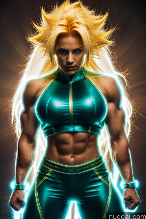 related ai porn images free for Ukraine Busty Abs Front View Muscular Cosplay Super Saiyan 3 Super Saiyan Neon Lights Clothes: Blue Blue Hair Powering Up Science Fiction Style Superhero Bodybuilder