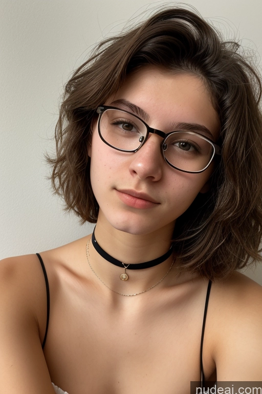related ai porn images free for Short Skinny Glasses 18 White Choker