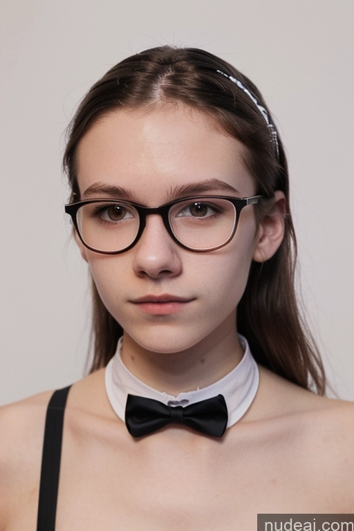 related ai porn images free for Short Skinny Glasses White 18 Choker