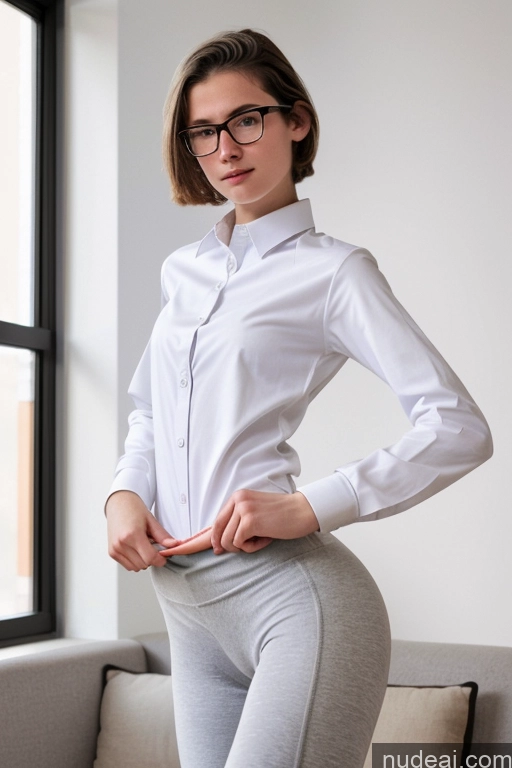 related ai porn images free for Short Skinny Glasses 18 White Skin Detail (beta) Yoga Pants Shirt