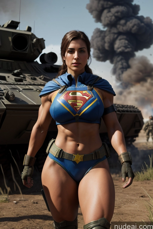 related ai porn images free for Military Front View Busty Small Tits Muscular Abs Superheroine Ukraine Battlefield Superhero