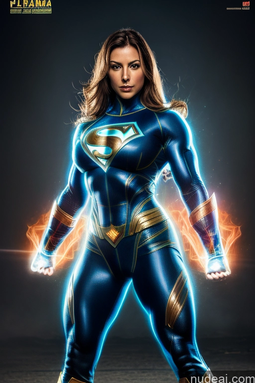 related ai porn images free for Military Front View Muscular Abs Superheroine Ukraine Neon Lights Clothes: Blue Superhero Busty Small Tits Powering Up