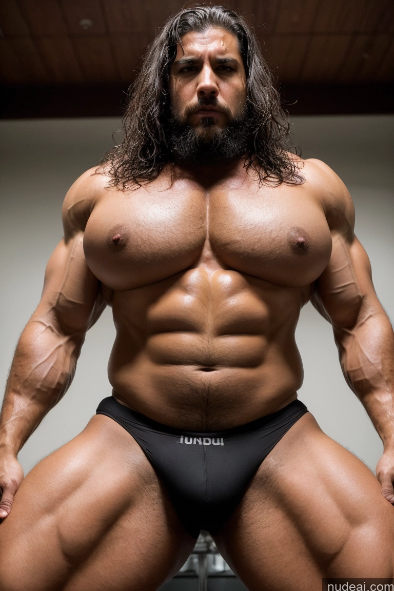 ai nude image of arafed man with a beard and a beardless body posing for a picture pics of Huge Boobs Tattoos Muscular Big Ass Abs Thick Big Hips Long Legs Tall Pubic Hair Angry Black Hair Jewish Cumshot Straight Bodybuilder Dominatrix 60s Seductive