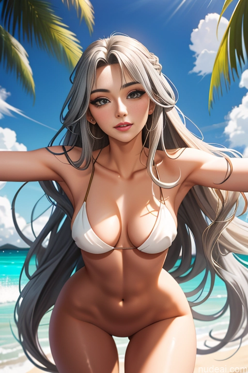 Woman Skinny Fairer Skin Long Hair 18 Nude Topless Asian Small Tits Soft + Warm Short Blonde Pixie Beach Partially Nude