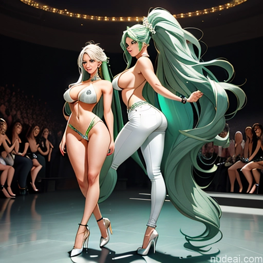 related ai porn images free for Woman Milf Two Huge Boobs Big Ass Big Hips Long Legs Long Hair 20s 30s Orgasm Green Hair Bangs Spanish White Soft Anime Spreading Legs Front View Nude Topless Bright Lighting